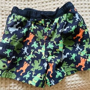 GAP Baby Boy Froggy Swim Trunks 18M